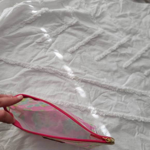 LILY PULITZER ESTE LAUDER MAKEUP BAG PINK FLORAL - Picture 5 of 5
